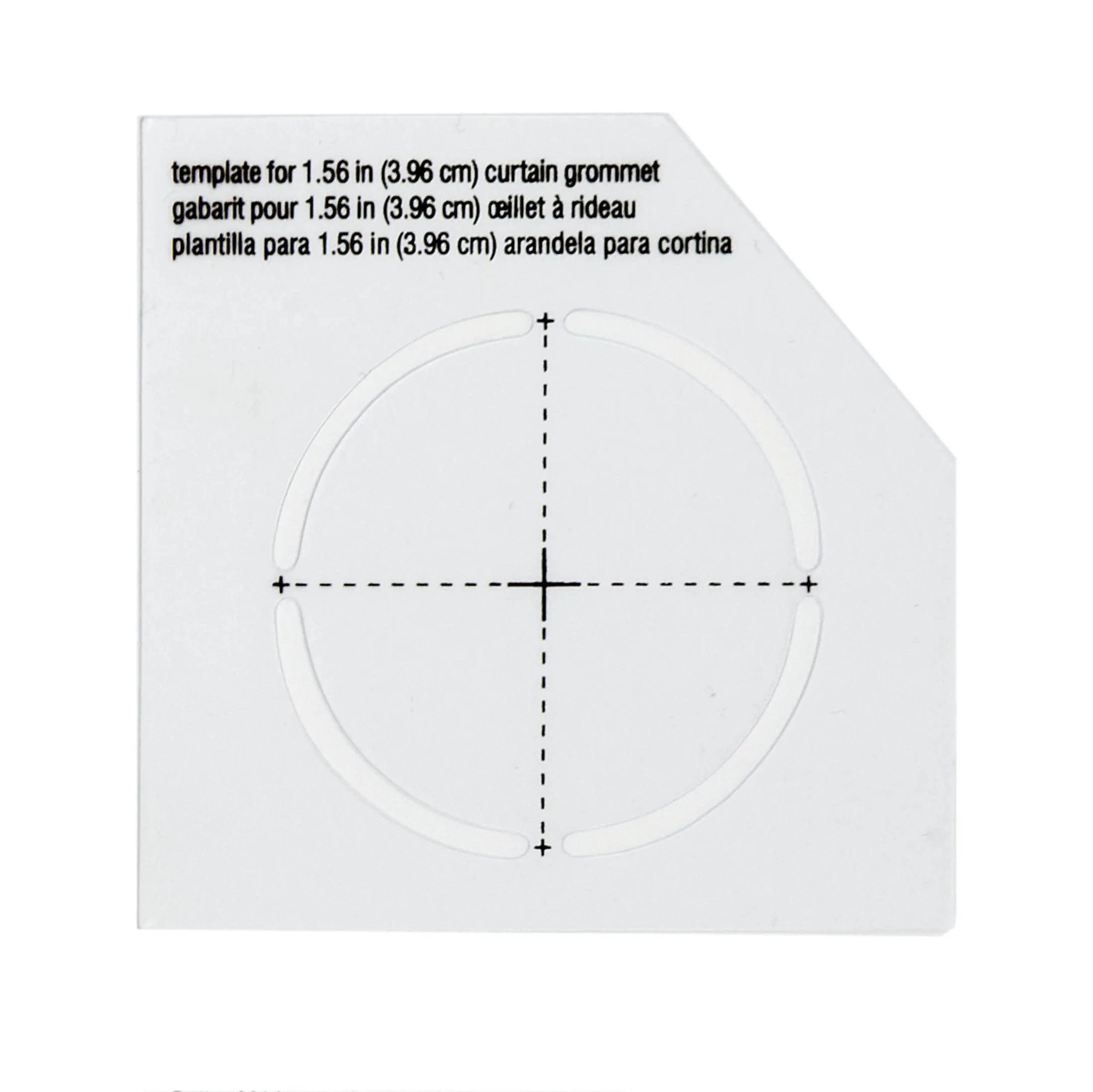 1-9/16" Square Plastic Curtain Grommets, Matte Black, 8 Sets