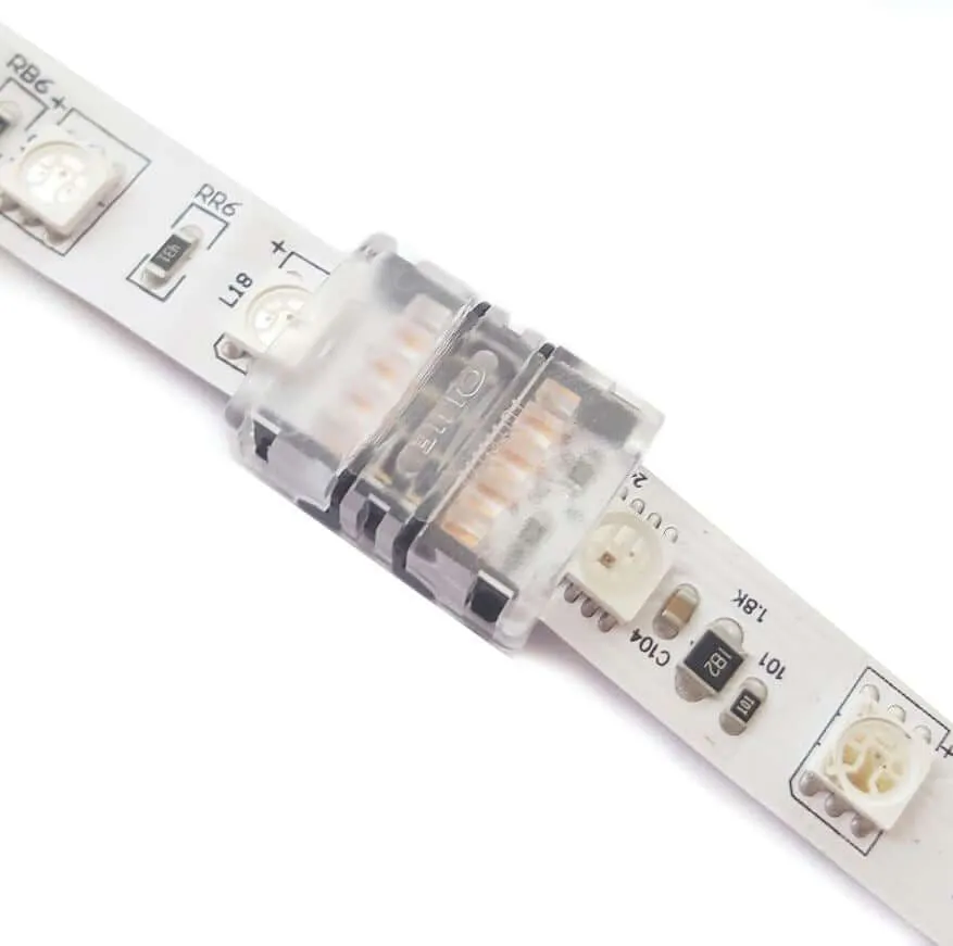 24V LED Strip Lights - LED Solderless Connector (10mm) - RGB