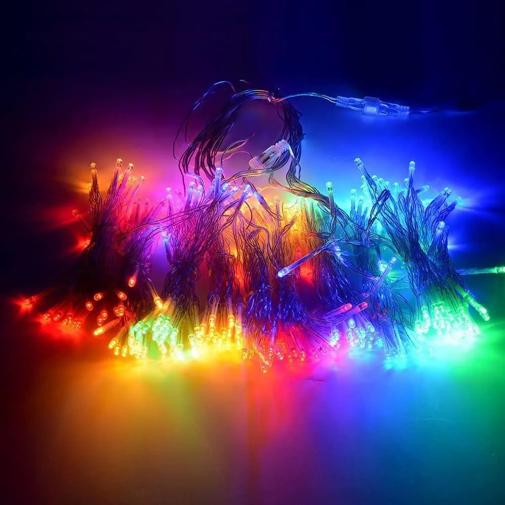 448 LED RGB Multi-color Waterproof String Fairy Curtain Lights