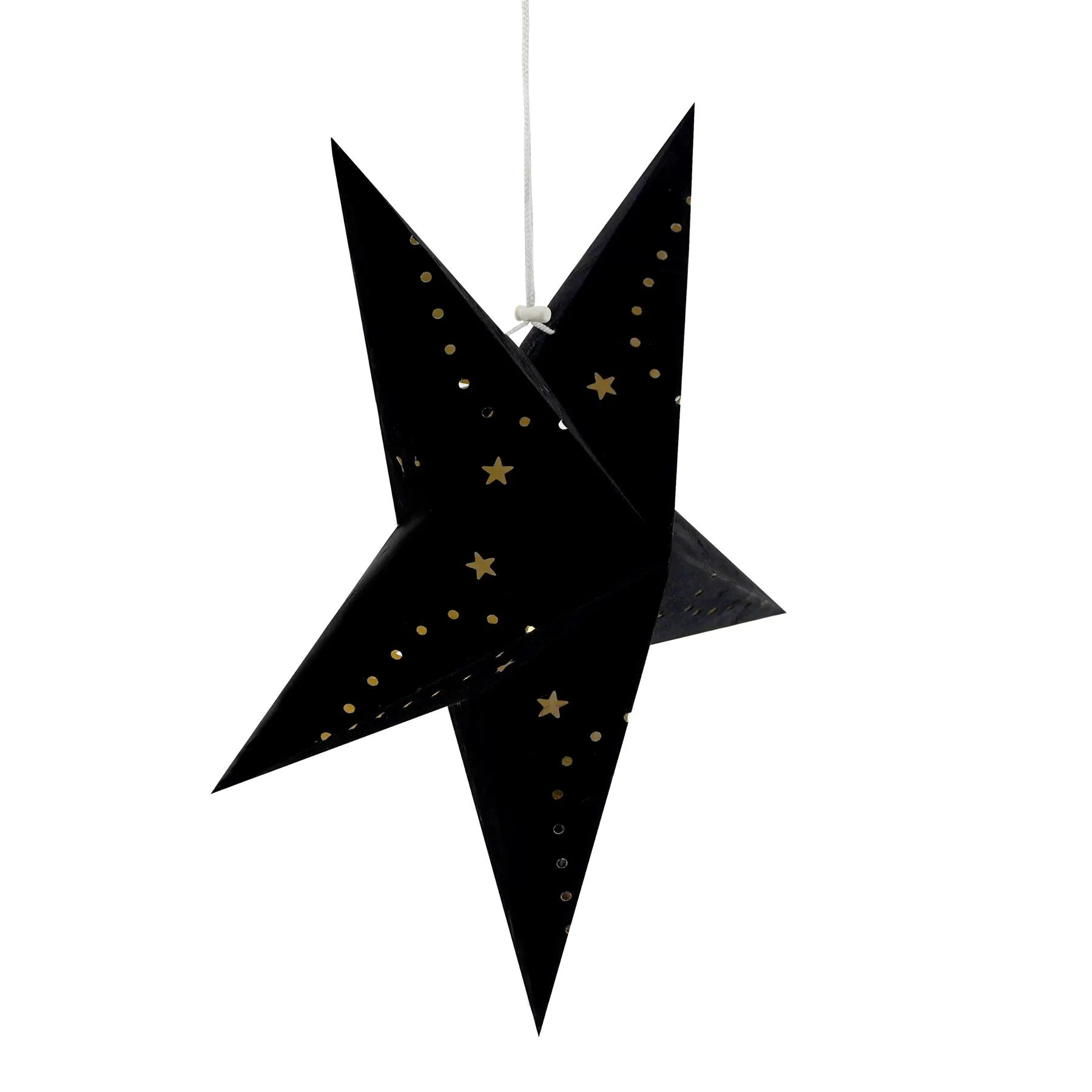 45 cm Black Velvet Star