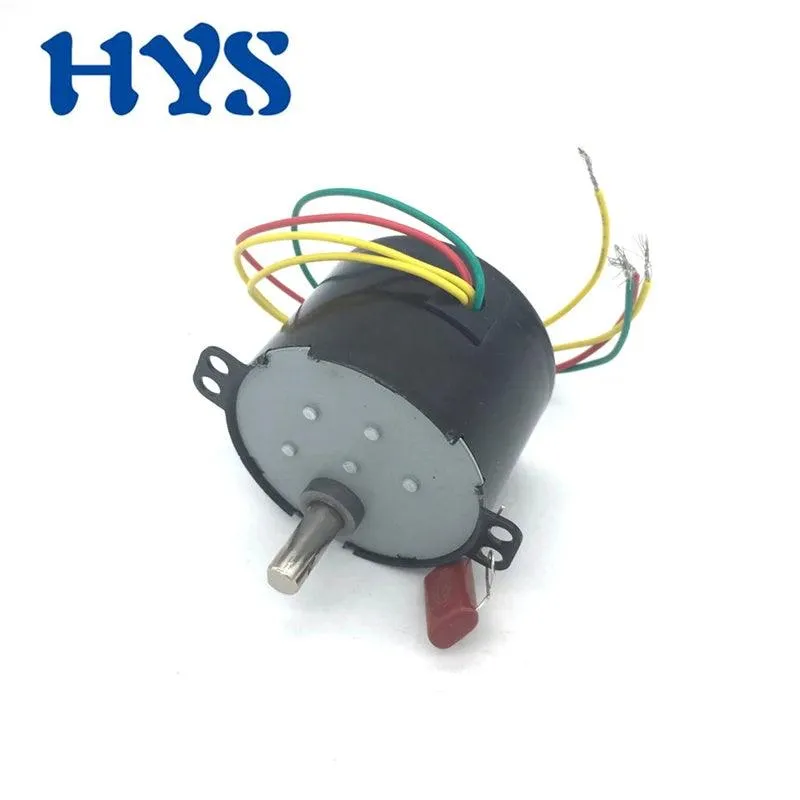 50KTYZ Permanent Magnet Synchronous Motor 6W AC 12V 24V 110V 220V Geared Slow Speed 1rpm to 60rpm Motors Forward Reversed CW CCW