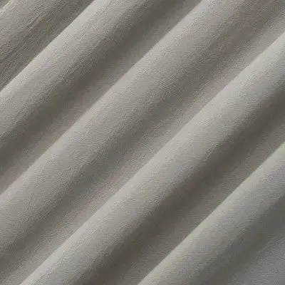 63"x52" Washed Cotton Twisted Tab Light Filtering Curtain Panel Silver Gray - Archaeo