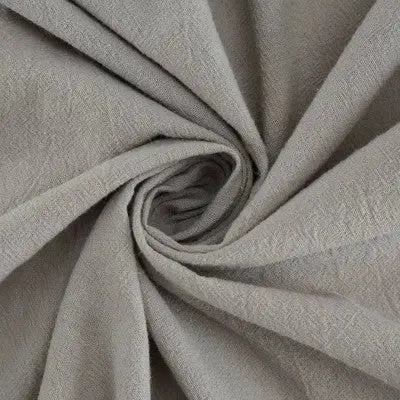 63"x52" Washed Cotton Twisted Tab Light Filtering Curtain Panel Silver Gray - Archaeo