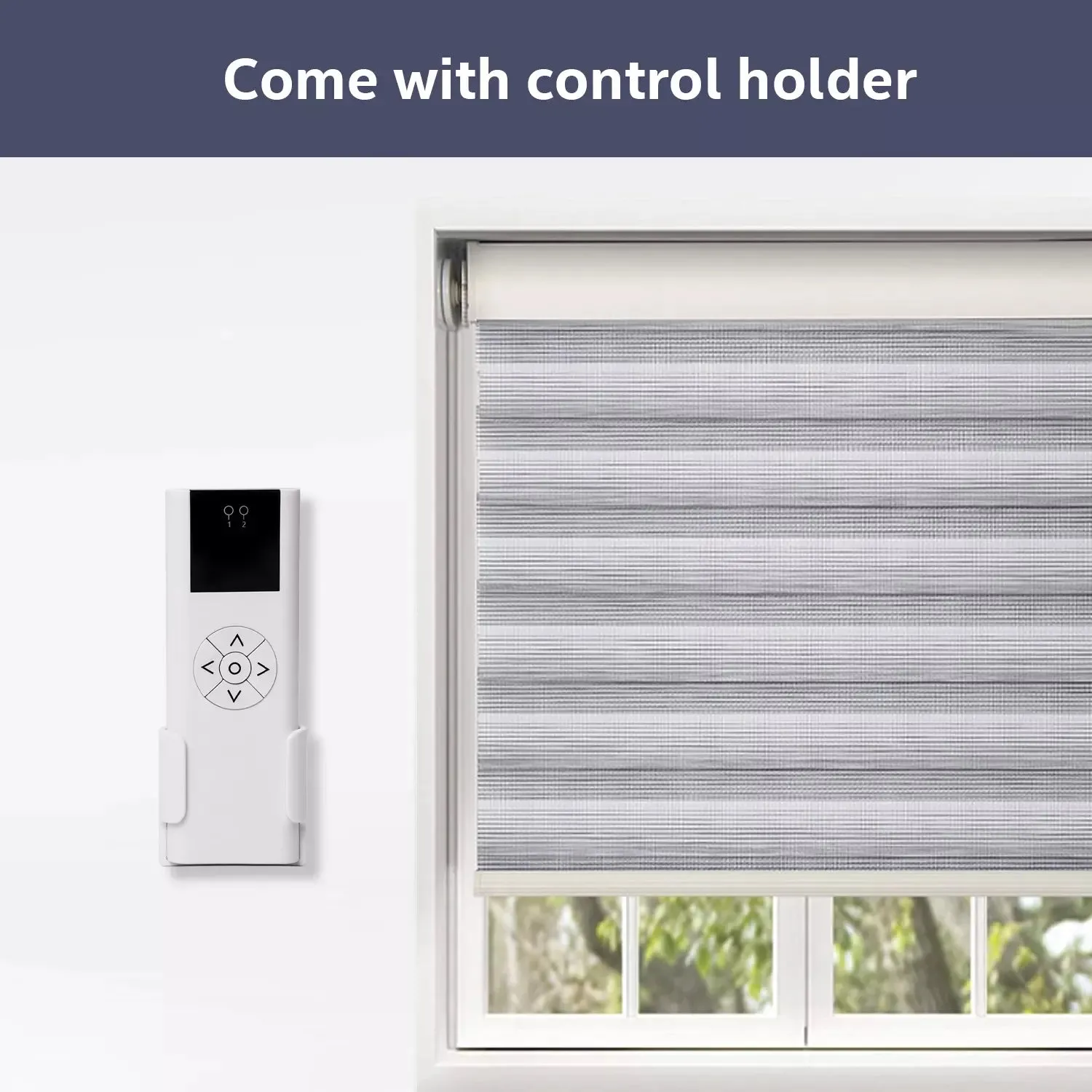AC114-02 RF 433.92 Wireless Control, 2 Channel Blinds Controller for Motorized Roller Shades and Blinds