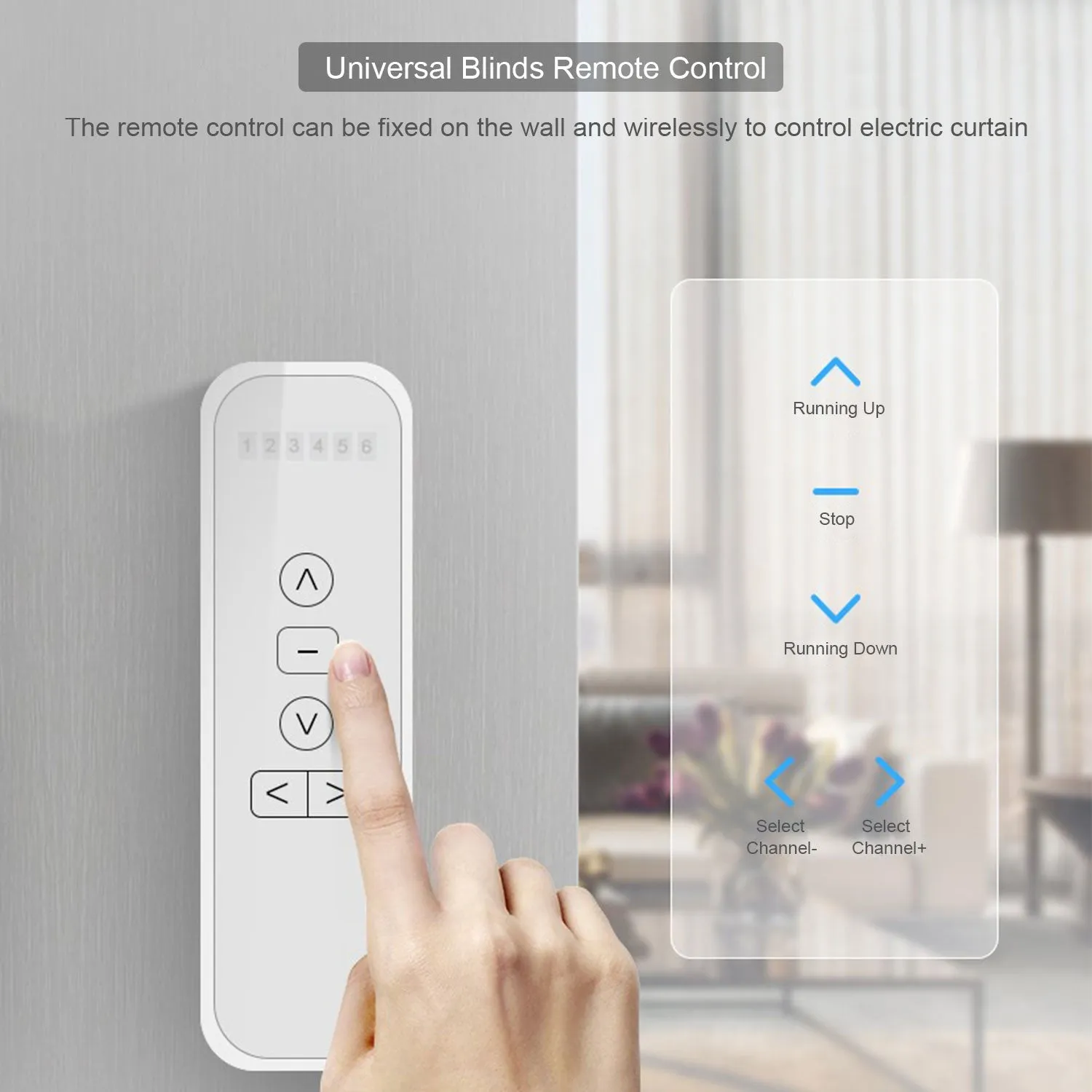 AC123-01, AC123-06, AC123-16 16 Channel Wireless RF433 Controller Transmitter Remote