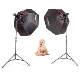 AD200PROII Mobile Cable-Free Newborn & Baby Photography Lighting Kit