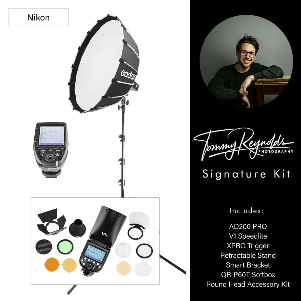 AD200PROII Signature Portable Battery Flash Kit for Wedding Photography