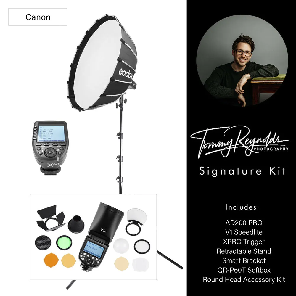 AD200PROII Signature Portable Battery Flash Kit for Wedding Photography