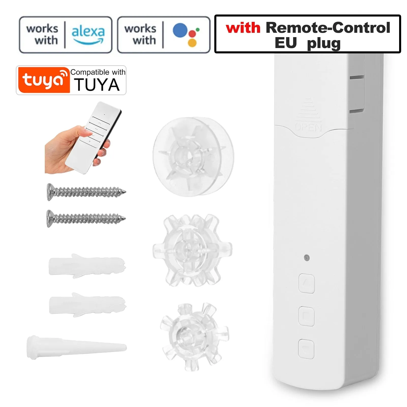 Alexa Google Home  Electric Pull Bead Curtain Motor