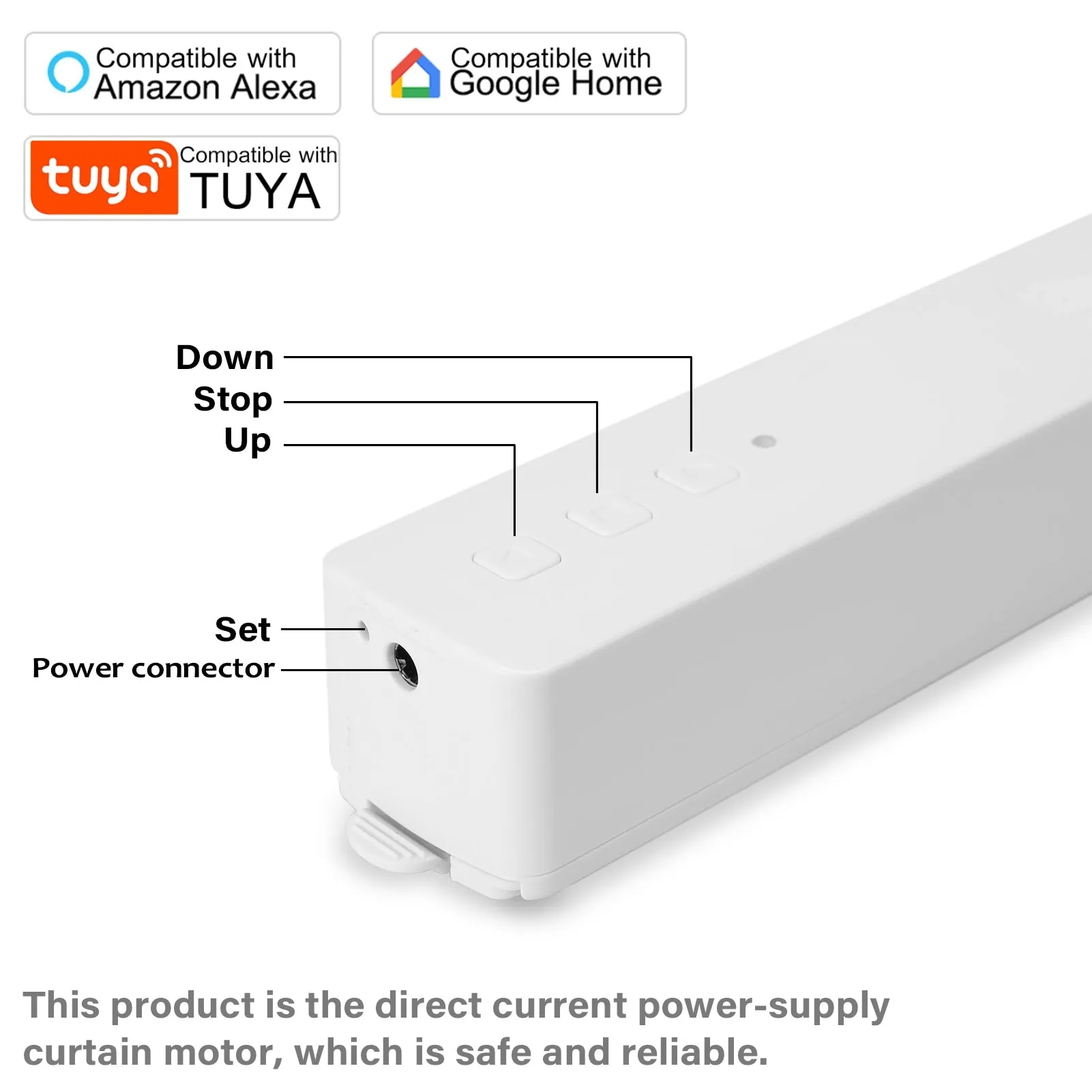 Alexa Google Home  Electric Pull Bead Curtain Motor