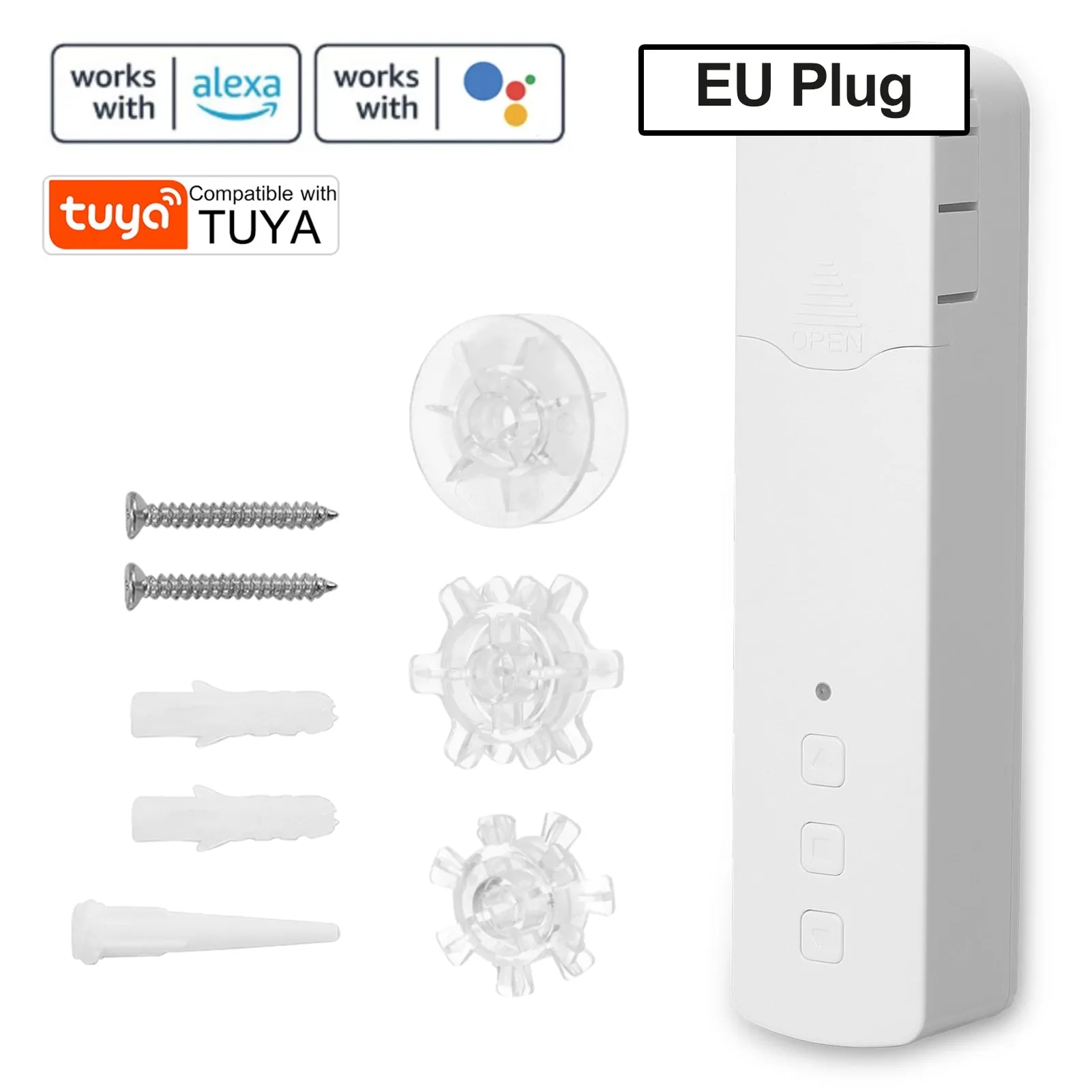 Alexa Google Home  Electric Pull Bead Curtain Motor