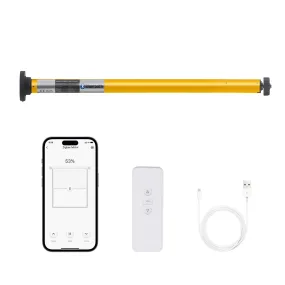 AM22-ES-EB Bluetooth Smart Blinds Motor 1-1/4" (32mm) Shade Tube, Rechargeable