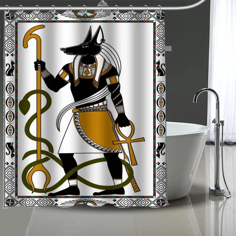 Anubis & Egyptian Culture Shower Curtains