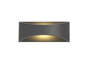 Aryana Up/Down Outdoor LED Wall Light IP54 - Anthracite/White