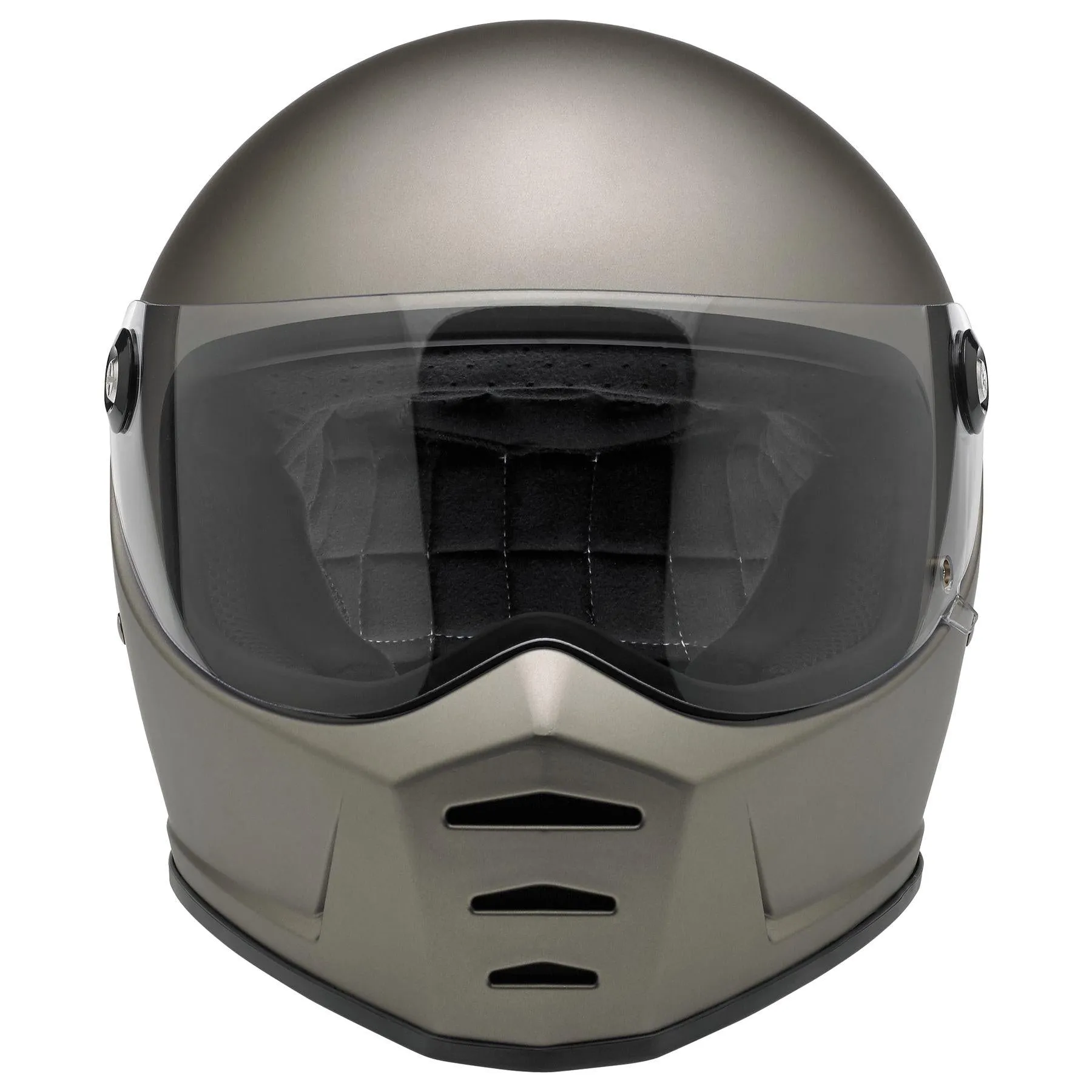 Biltwell Lane Splitter Flat Titanium Helmet