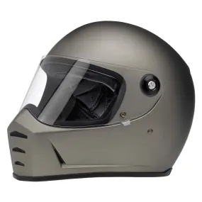 Biltwell Lane Splitter Flat Titanium Helmet