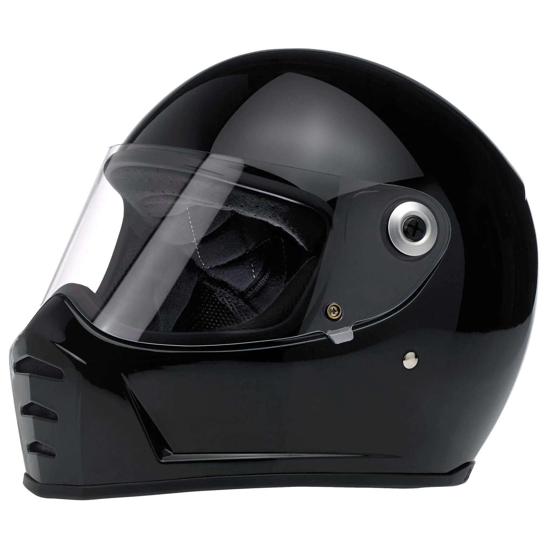 Biltwell Lane Splitter Gloss Black Helmet