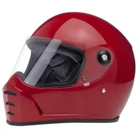 Biltwell Lane Splitter Gloss Blood Red Helmet