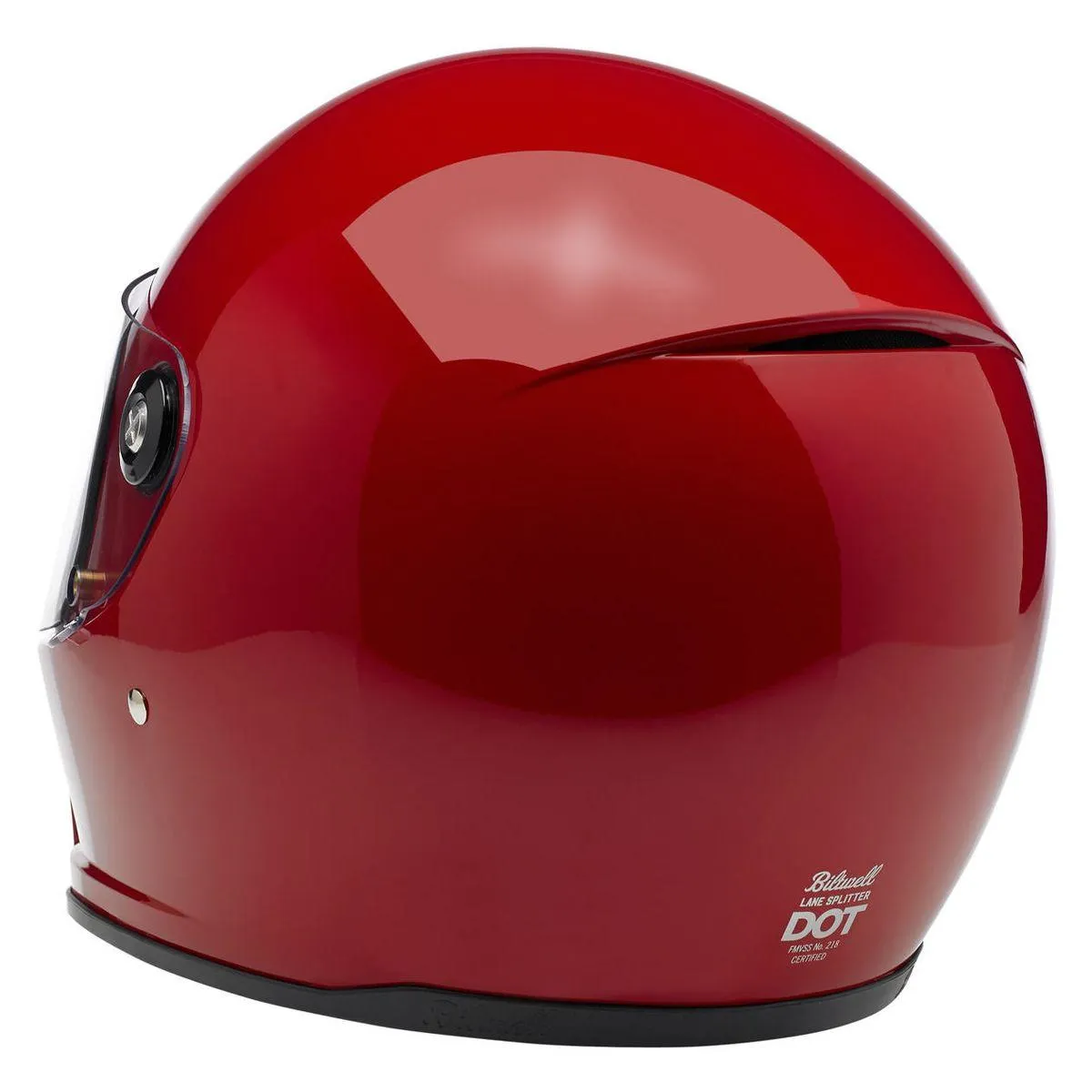 Biltwell Lane Splitter Gloss Blood Red Helmet