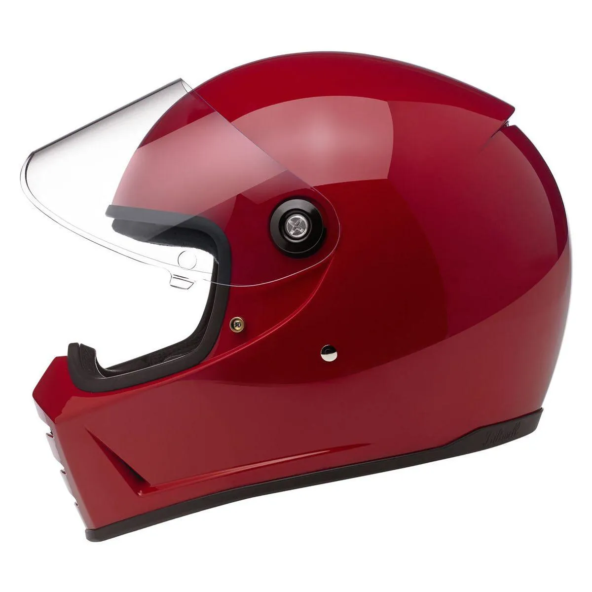 Biltwell Lane Splitter Gloss Blood Red Helmet