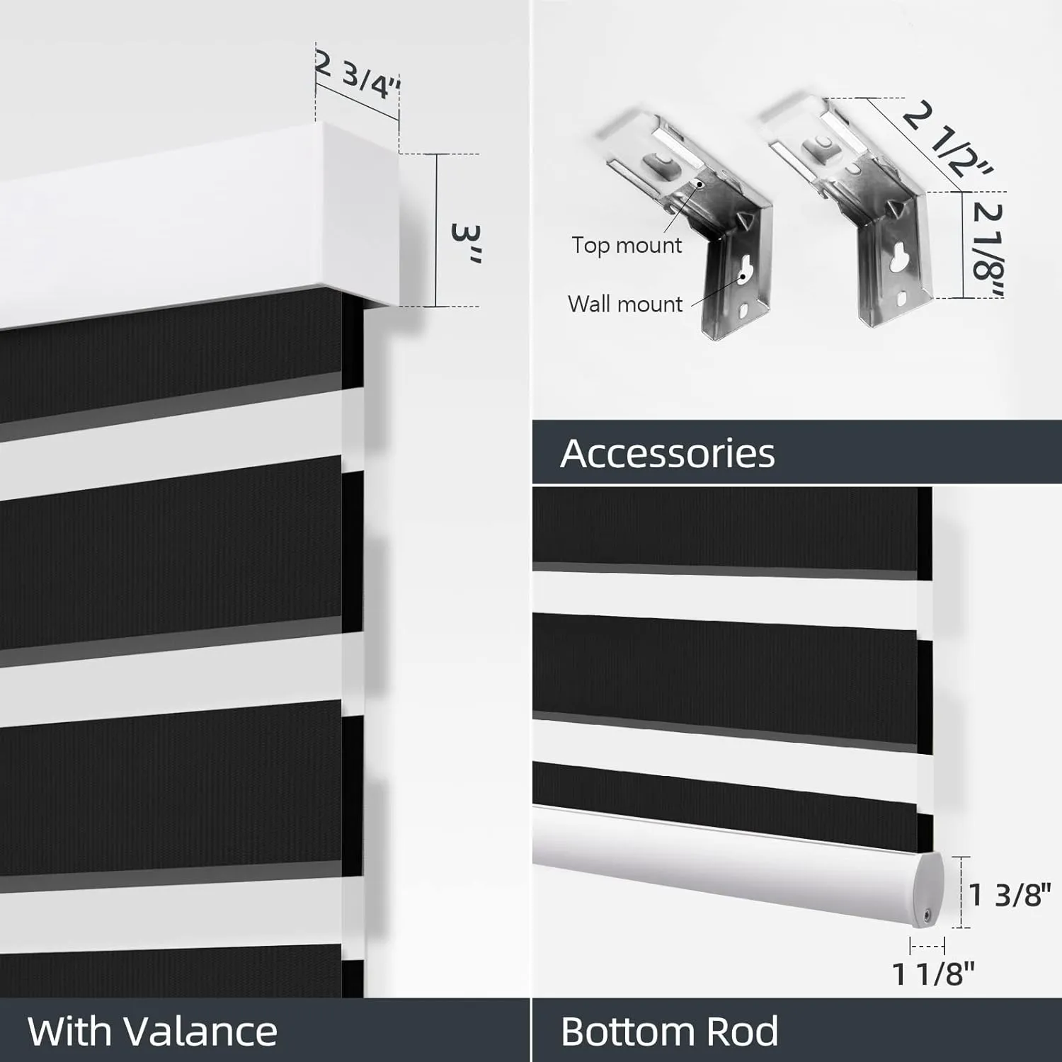 BM100 Smart Motorized Blinds (Works with Alexa and Google Assistant)