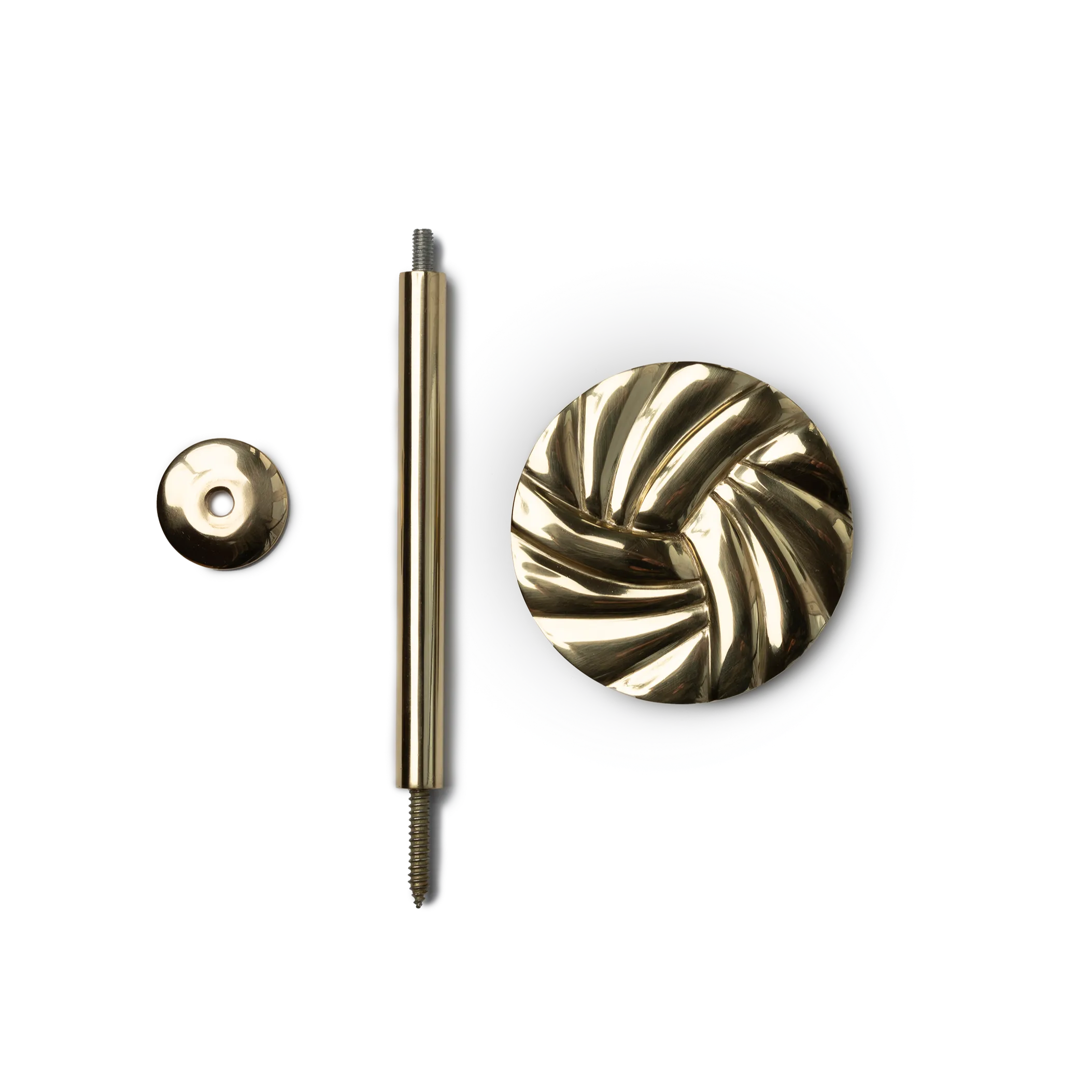 Brass Large Hold Back Rope Knot (Single)