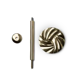 Brass Large Hold Back Rope Knot (Single)