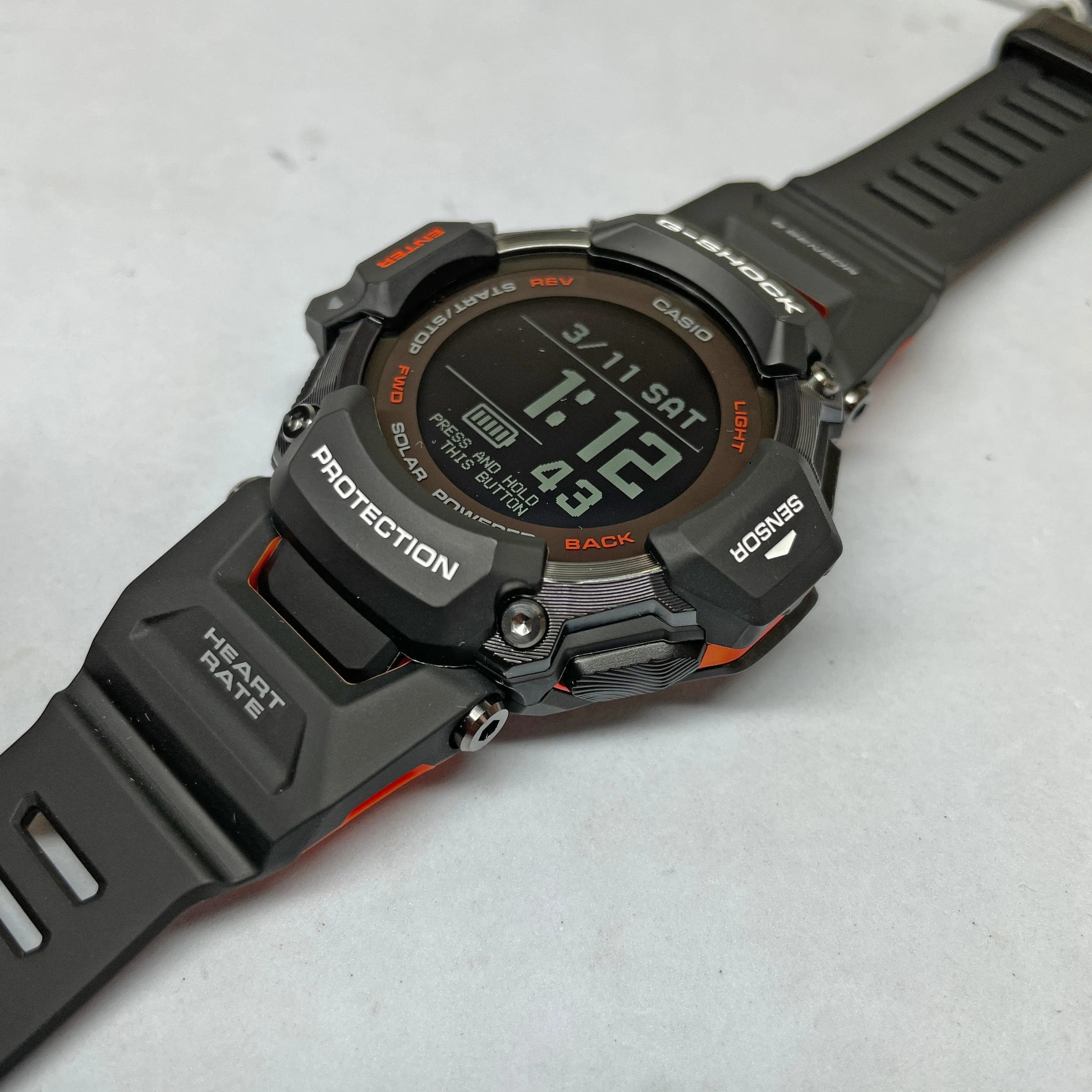 CASIO G-SHOCK GBDH2000-1A Move Heart Rate Monitor GPS Solar Activity Watch