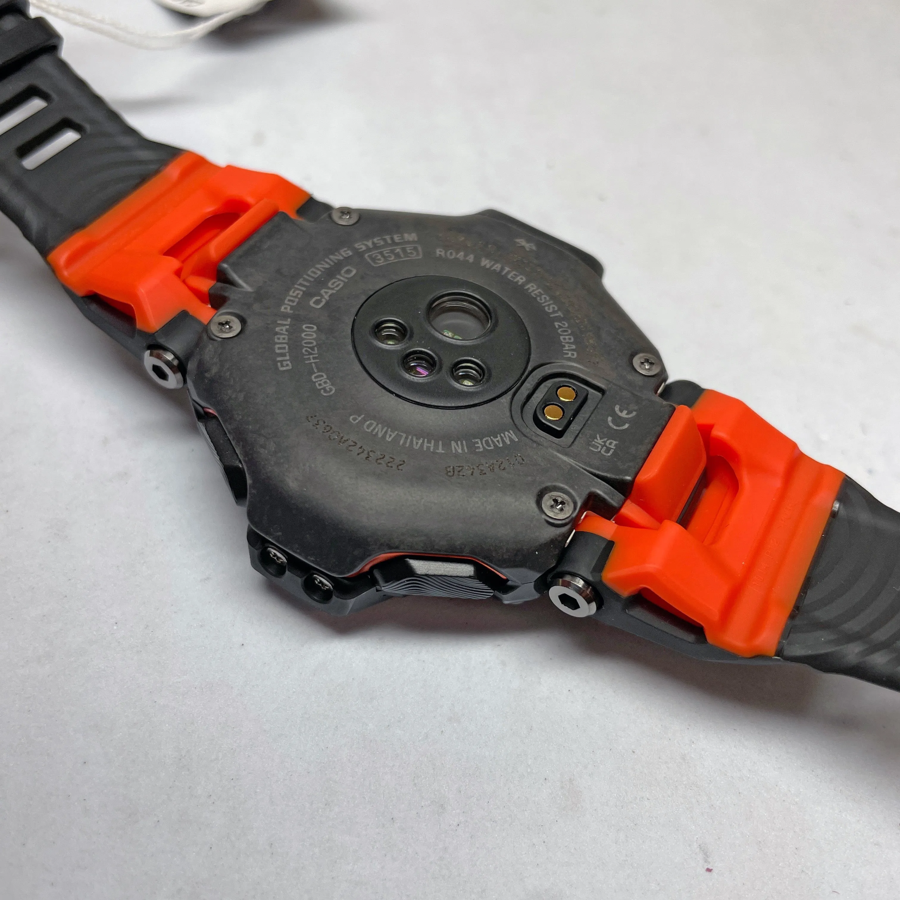 CASIO G-SHOCK GBDH2000-1A Move Heart Rate Monitor GPS Solar Activity Watch