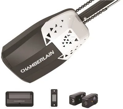 Chamberlain Garage Door Opener' 1/2 Hp Chain Drive' 1 Remote Control