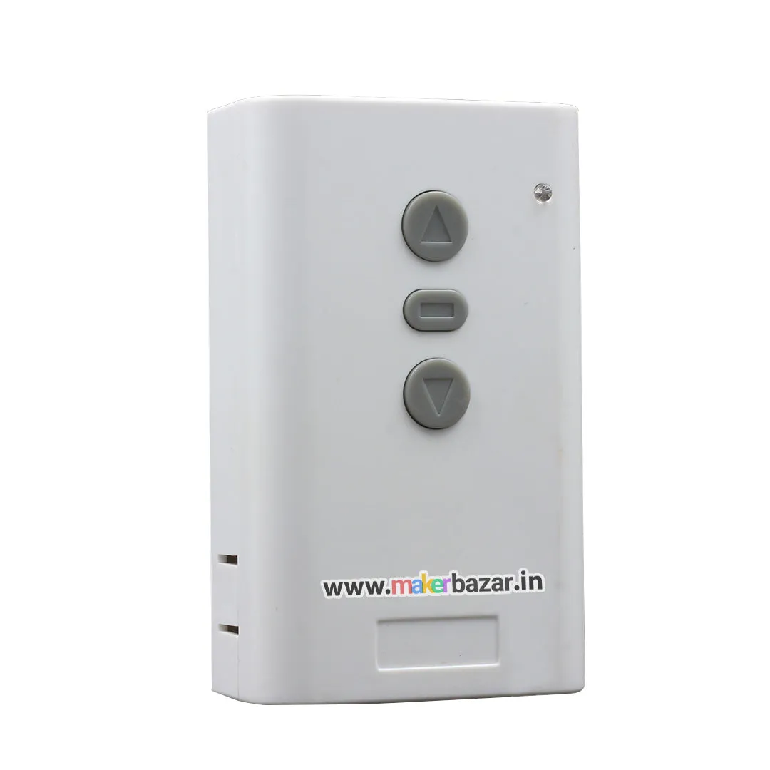 [Combo 6] 433MHz AC220V 2CH Relay Receiver RF Transmitter Wireless Remote Control Switch 3-Buttons for Garage Door Motor Forward Reverse Projector Curtain Control