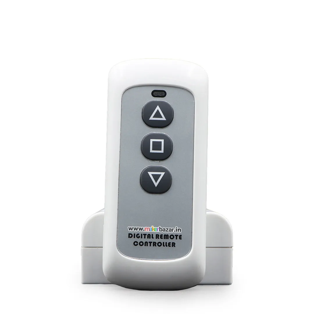 [Combo 6] 433MHz AC220V 2CH Relay Receiver RF Transmitter Wireless Remote Control Switch 3-Buttons for Garage Door Motor Forward Reverse Projector Curtain Control