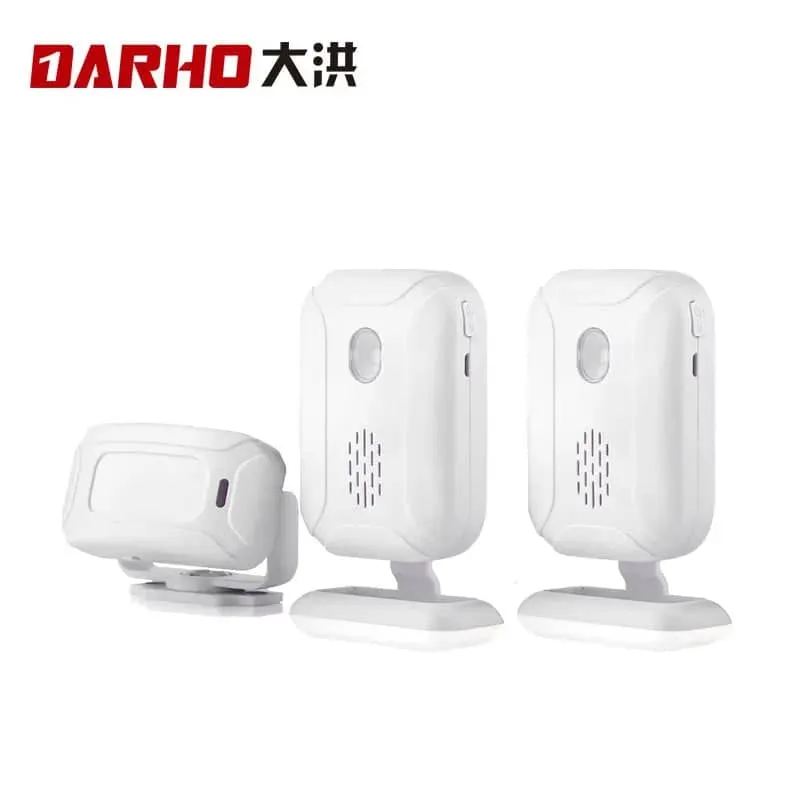 Darho 2024 Shop/Store/Office/Home Security Welcome Chime Alert Wireless Infrared IR Motion Sensor Door Bell Alarm Entry Doorbell