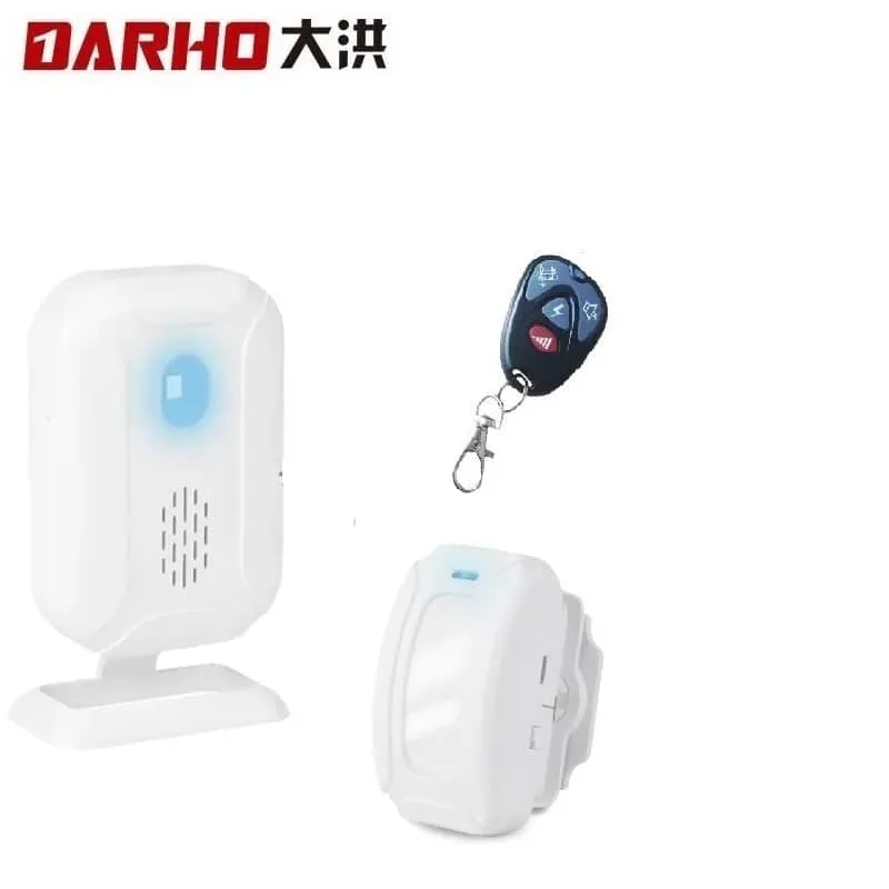 Darho 2024 Shop/Store/Office/Home Security Welcome Chime Alert Wireless Infrared IR Motion Sensor Door Bell Alarm Entry Doorbell