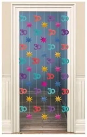 Doorway Curtain - 30 Multicoloured