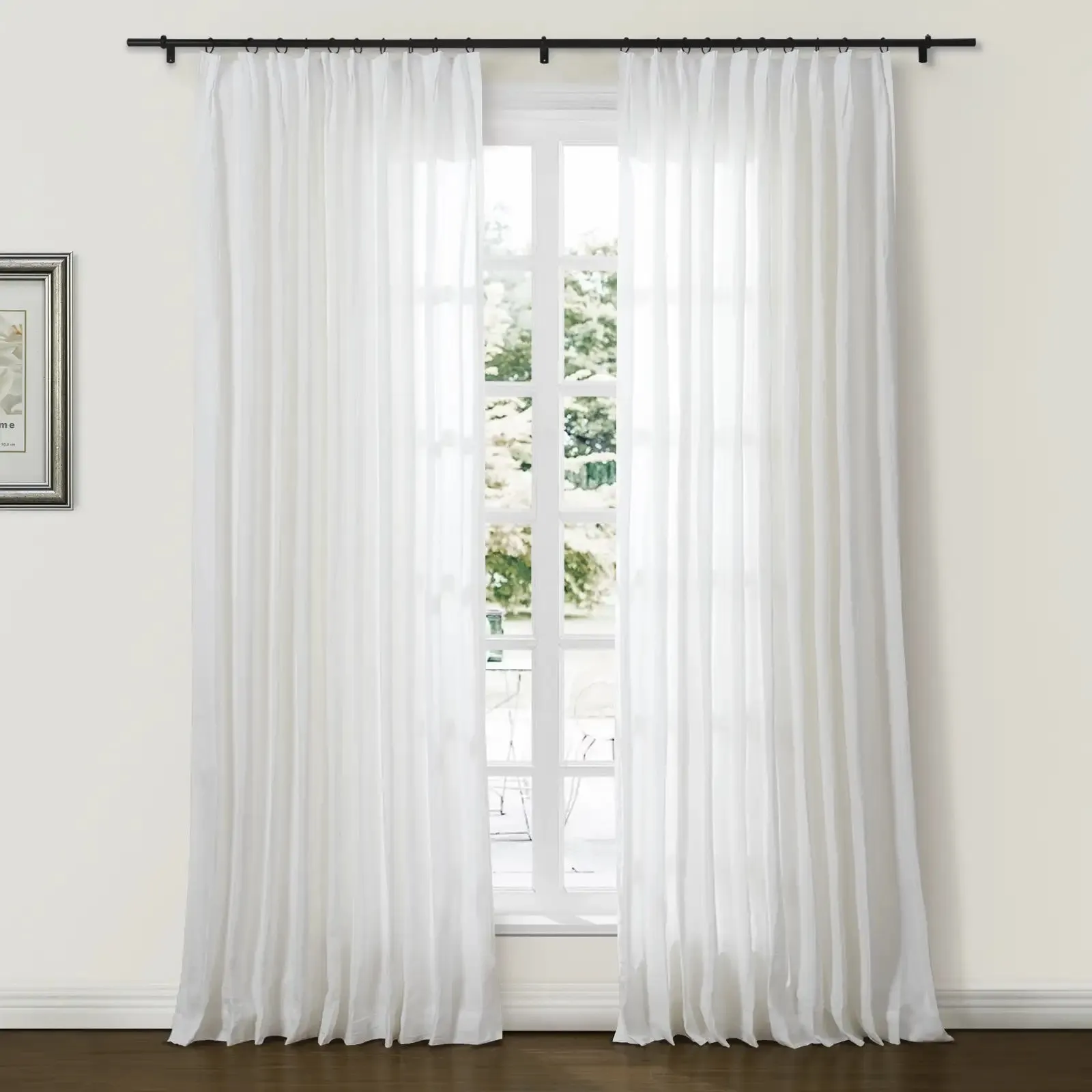 Doris 100% Linen Curtain Grommet