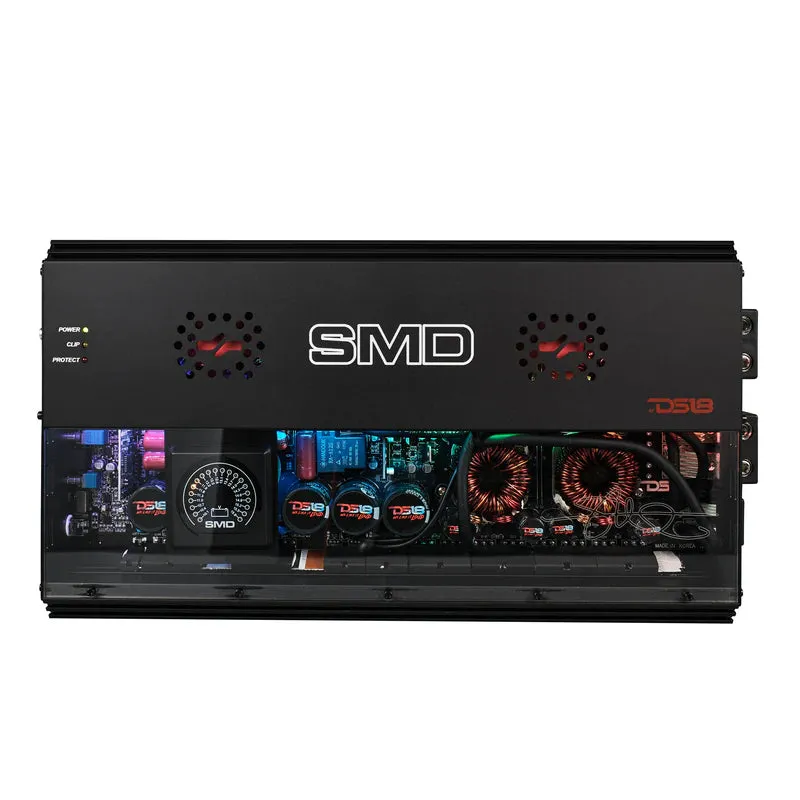 DS18 SMD-5000.1D - 5000W High-Performance Class D Monoblock Amplifier - Superior Quality Made In Korea