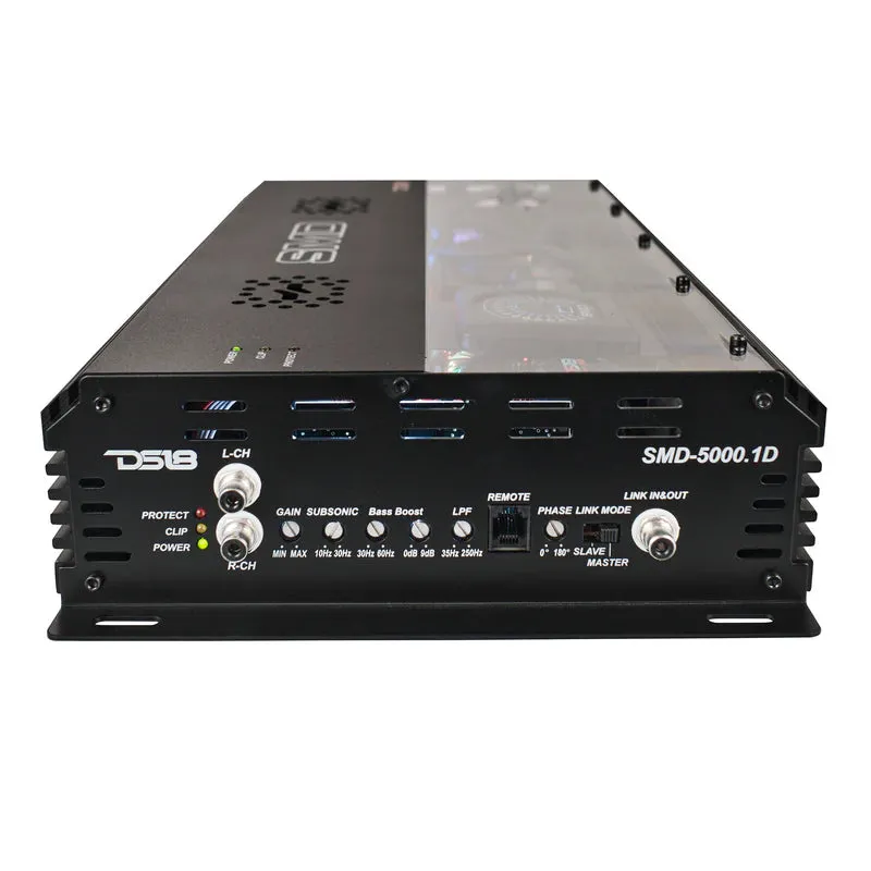 DS18 SMD-5000.1D - 5000W High-Performance Class D Monoblock Amplifier - Superior Quality Made In Korea