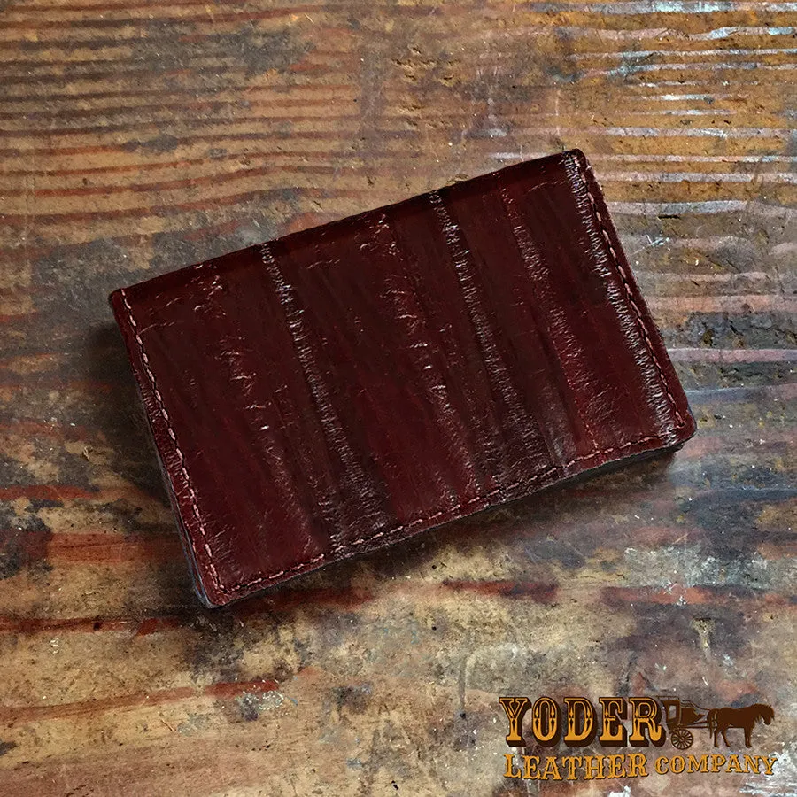 Eel Brown Card Case