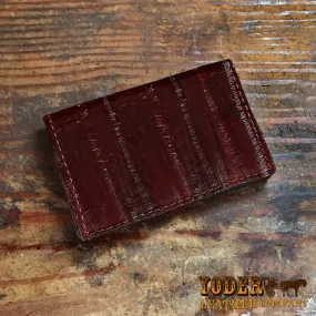 Eel Brown Card Case