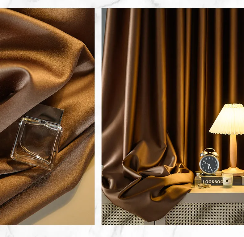 Emily Solid Soundproof & Thermal Blackout Custom Curtain