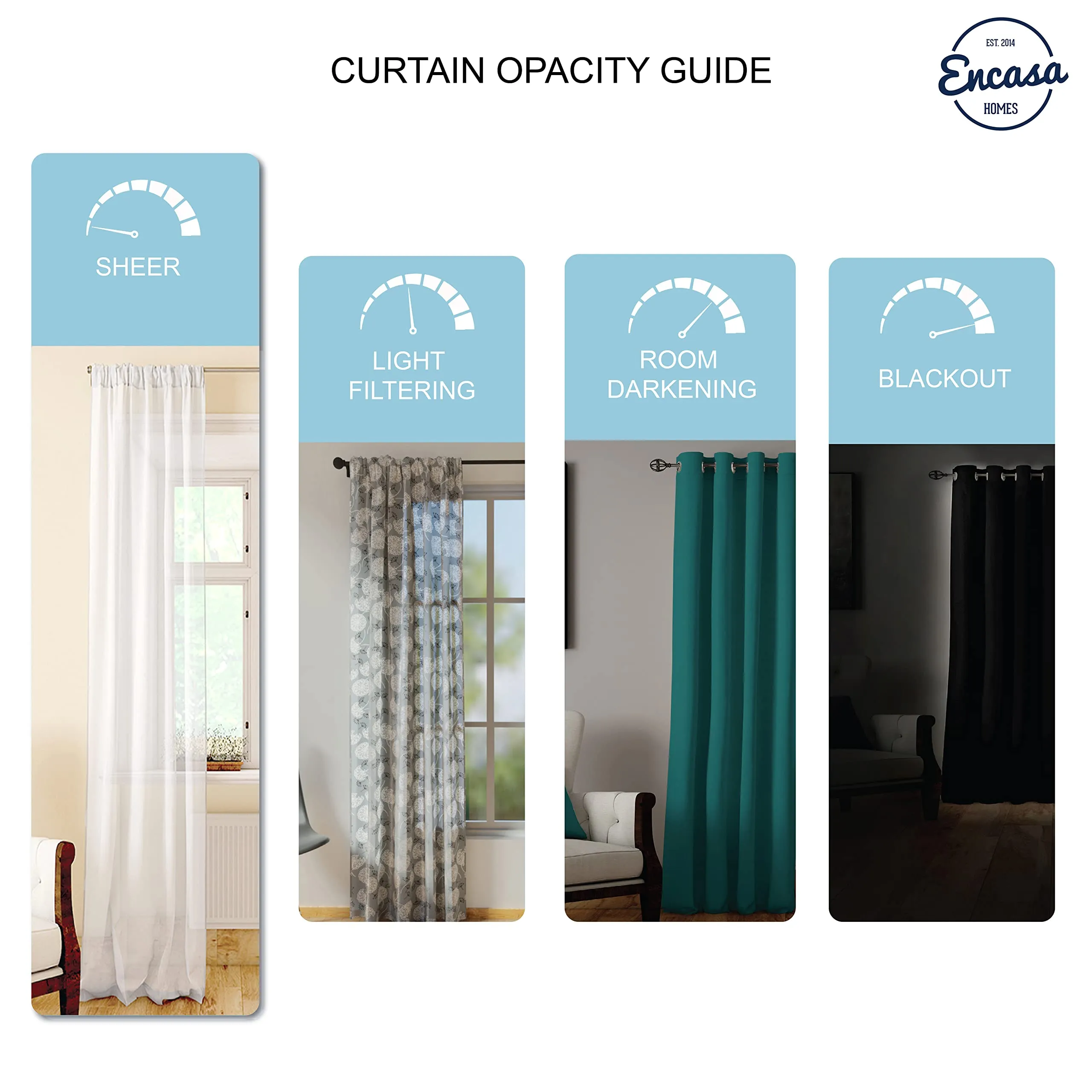 Encasa Homes Cotton Linen Solid Sheer Curtains with Eyelet Rings, Linen Textured Curtains for Door Set of 2 -White- 7 ft (140x213 cm)