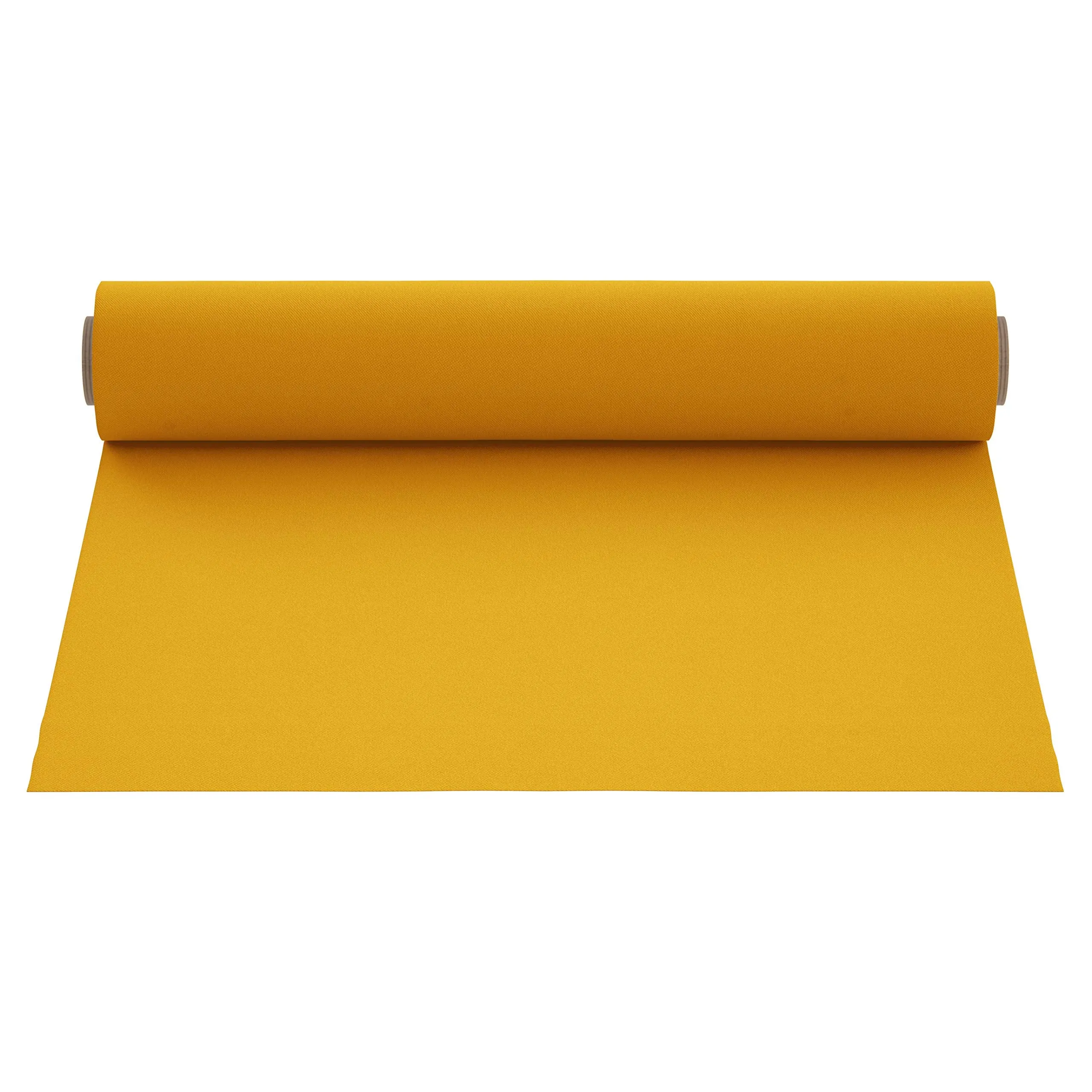Encasa Homes Fabric by The Metre - Mercerised Dyed Cotton Canvas 100 x 140 cm Width, Mango