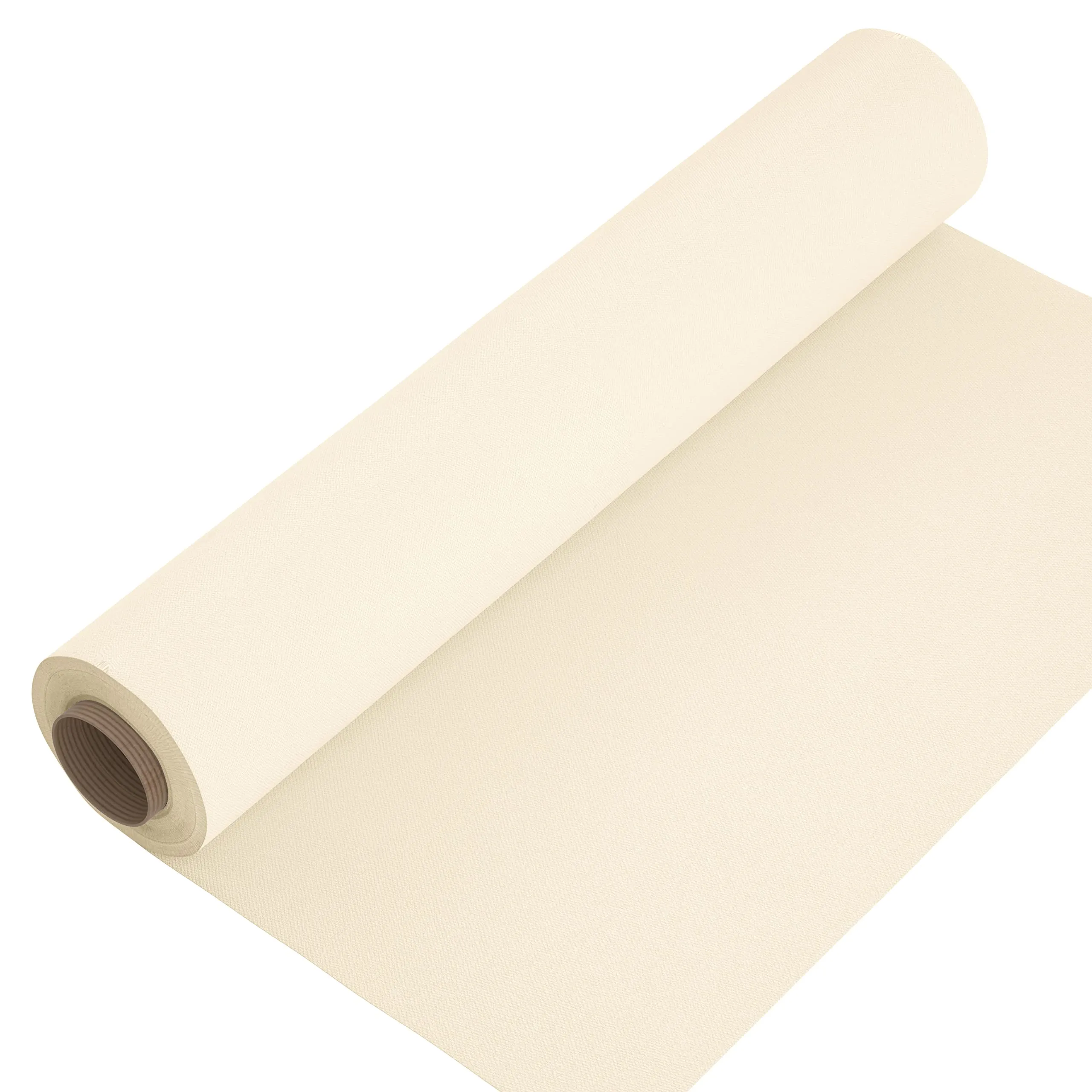 Encasa Homes Fabric by The Metre - Mercerised Dyed Cotton Canvas 100 x 140 cm Width, Natural