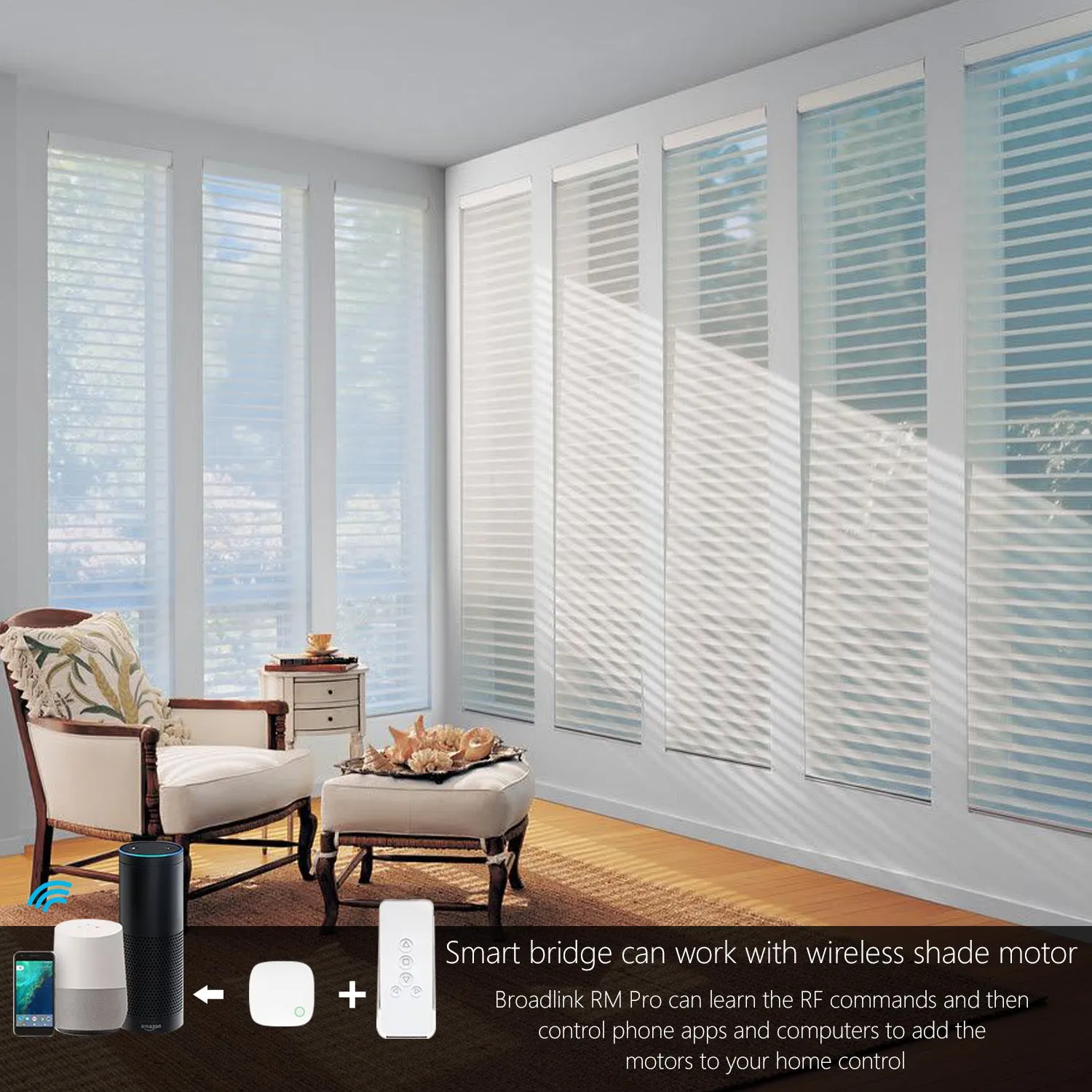 ERB25/ERB16 Rechargeable Roller Blinds/Shade Motor (Compatible 1in.-2in. Roller Shade Tubes )