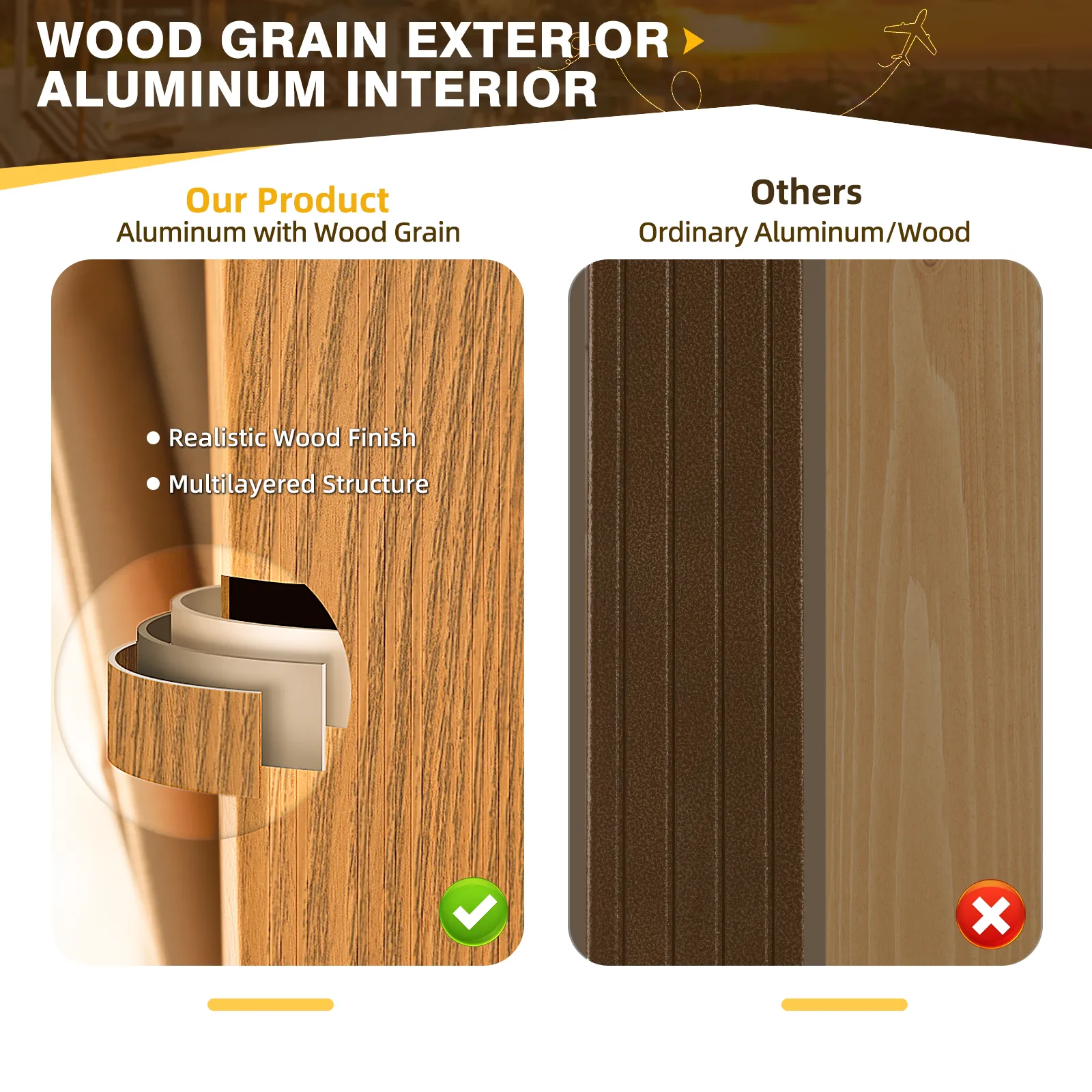 EROMMY 10X20 Louvered Pergola with Independent Adjustable Roof – Wood Grain