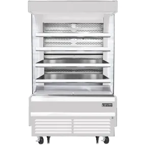 Everest EOMV-48-W-28-T Open Air Merchandiser 4 Shelves 16.8 cu.ft.