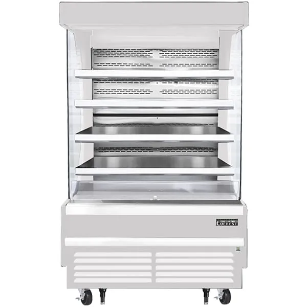 Everest EOMV-48-W-28-T Open Air Merchandiser 4 Shelves 16.8 cu.ft.
