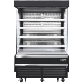 Everest EOMV-60-B-28-T Open Air Merchandiser 8 Shelves 21.2 cu.ft.
