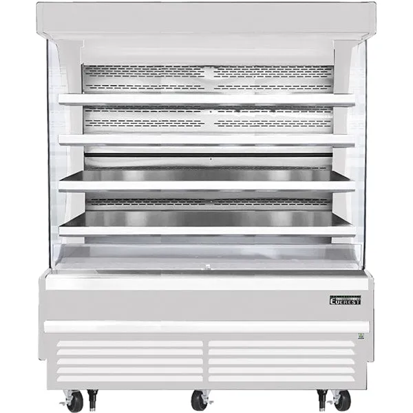 Everest EOMV-72-W-28-T Open Air Merchandiser 8 Shelves 26 cu.ft.